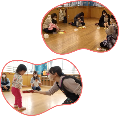 1歳のお子さまと保護者のための親子教室です。